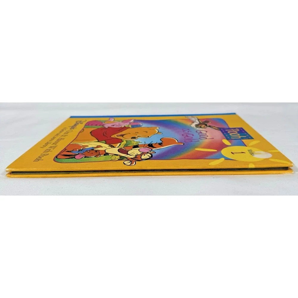 Disney Winnie the Pooh Book Kids Volume 1 Yellow Good as Gold Hardcover Library